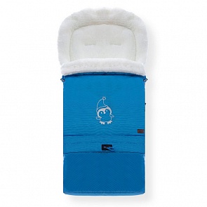 Конверт зимний меховой Nuovita Alaska Bianco Marino/Морской (Nuovita, NUO-ALAB_2496)